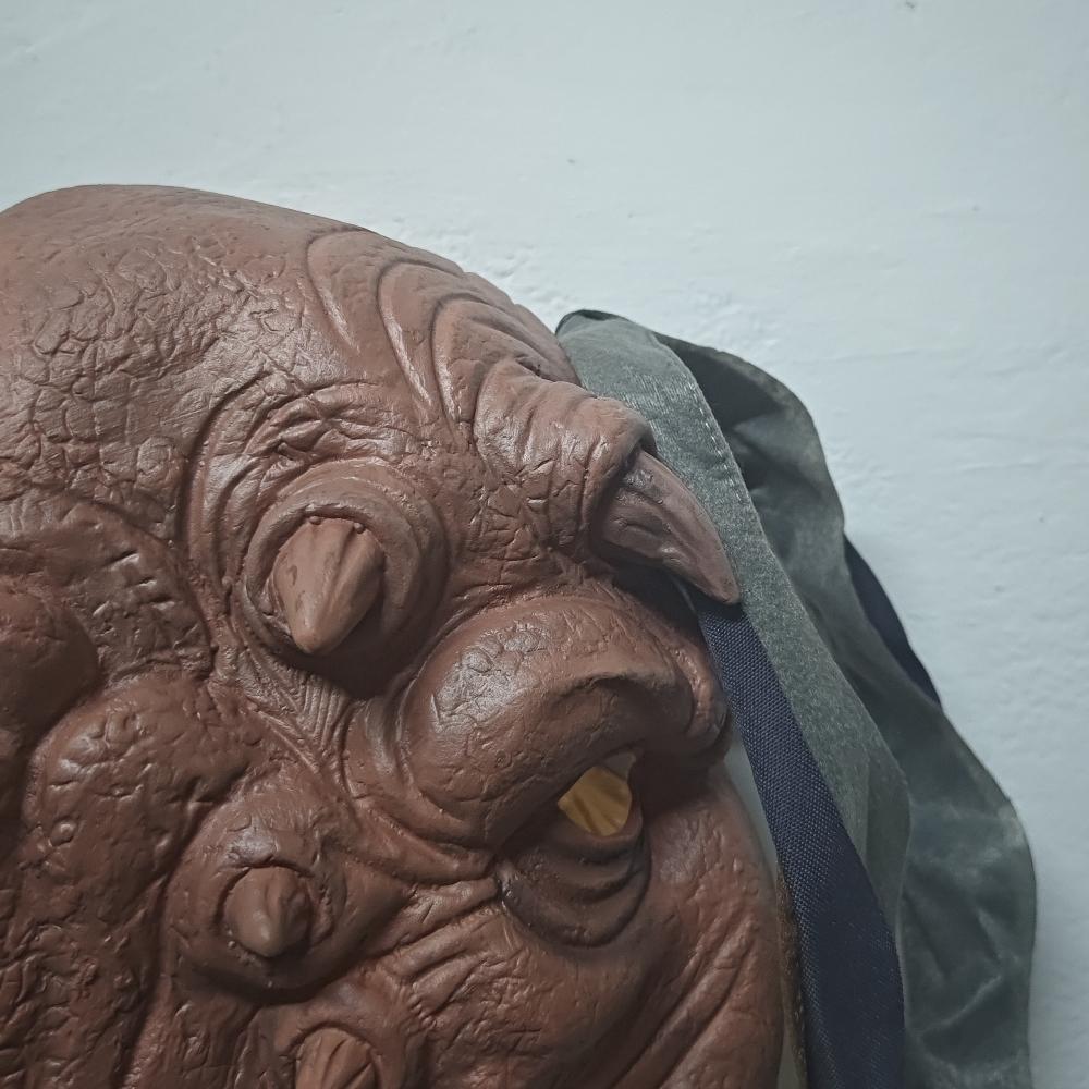 Alien Pirate Mask With Headband Movie Cosplay Realistic Character Head Cover Fierce Textured Halloween Mask Costume Party Prop