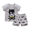 2025 Kids' Short Sleeve Summer Pajama Set - Boys and Girls Baby T-shirt and Shorts
