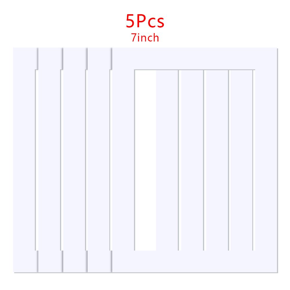 5PCS For 6/7/8/10in Picture Frames Passe Partout White Photo Mats Simple and Pure Rectangle Paper Mounts Unique Textured Surface
