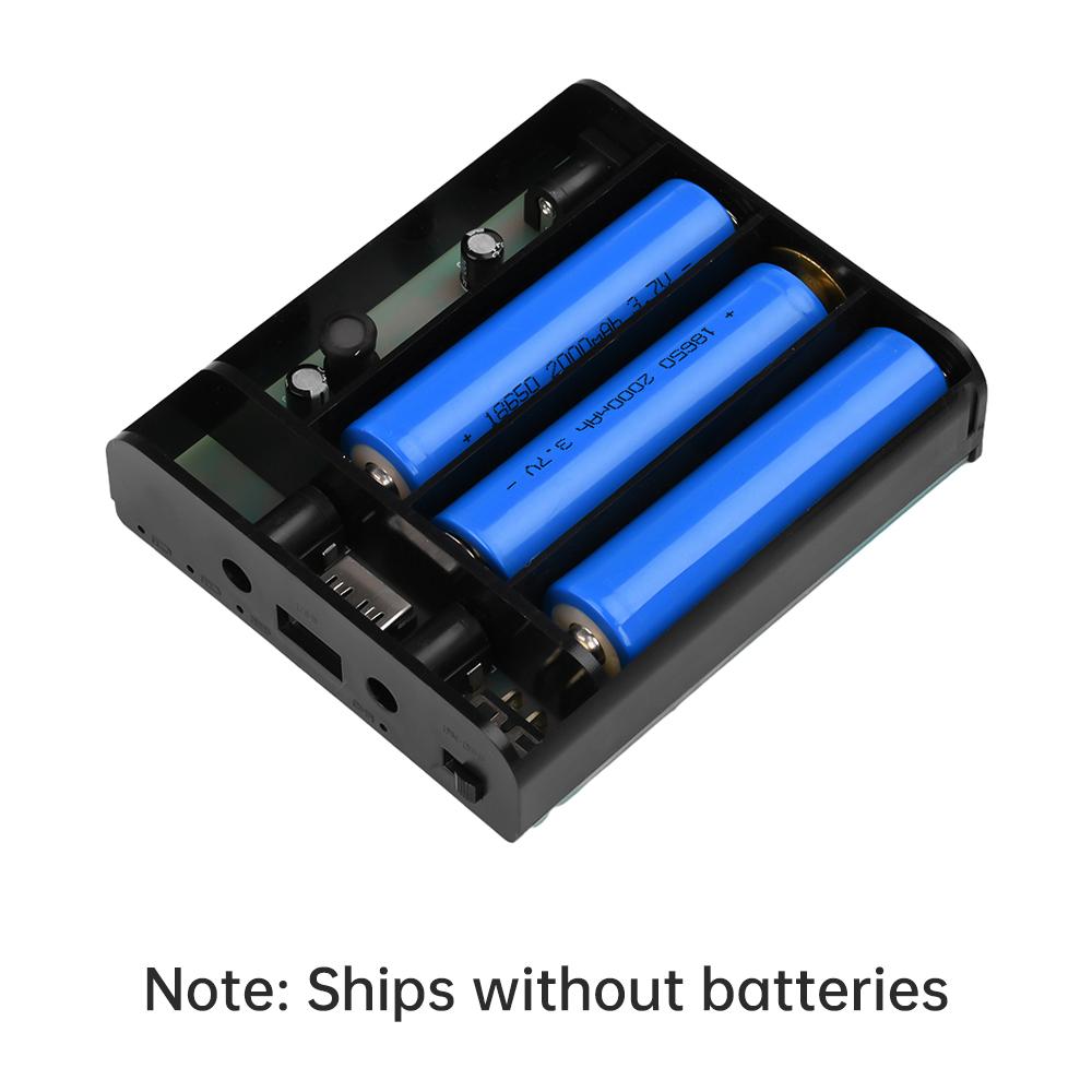 5V 9V 12V UPS Lithium Battery Soldering Free Kit 3pcs 18650 Ready To Use Router Optical Cat Uninterruptible Power Supply Box