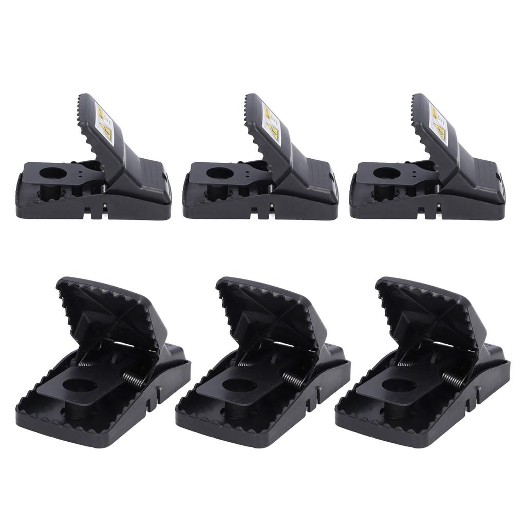6Pcs Mouse Traps Plastic Material High Sensitivity Touchless Design Safe Reusable Rat Catcher