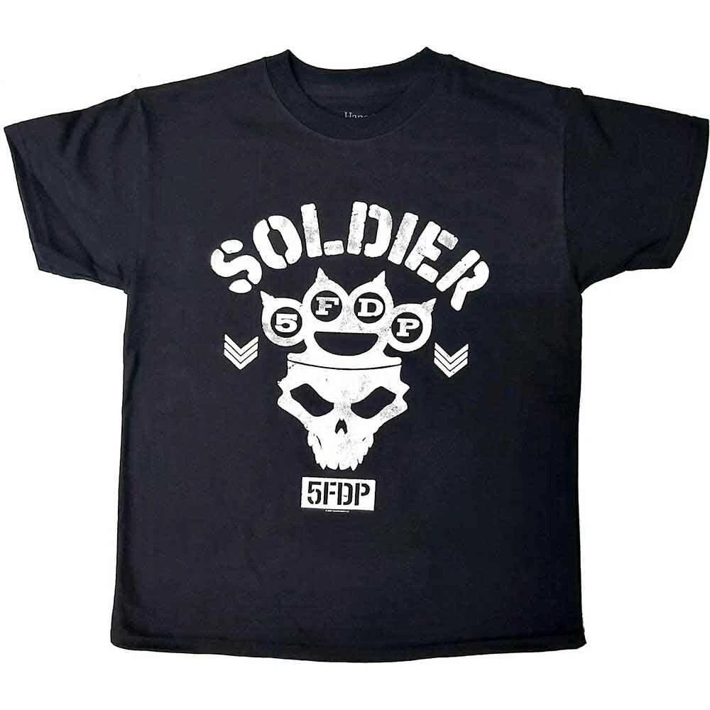 Five Finger Death Punch Kids T-Shirt: Soldier (7-8 Years) 4XL