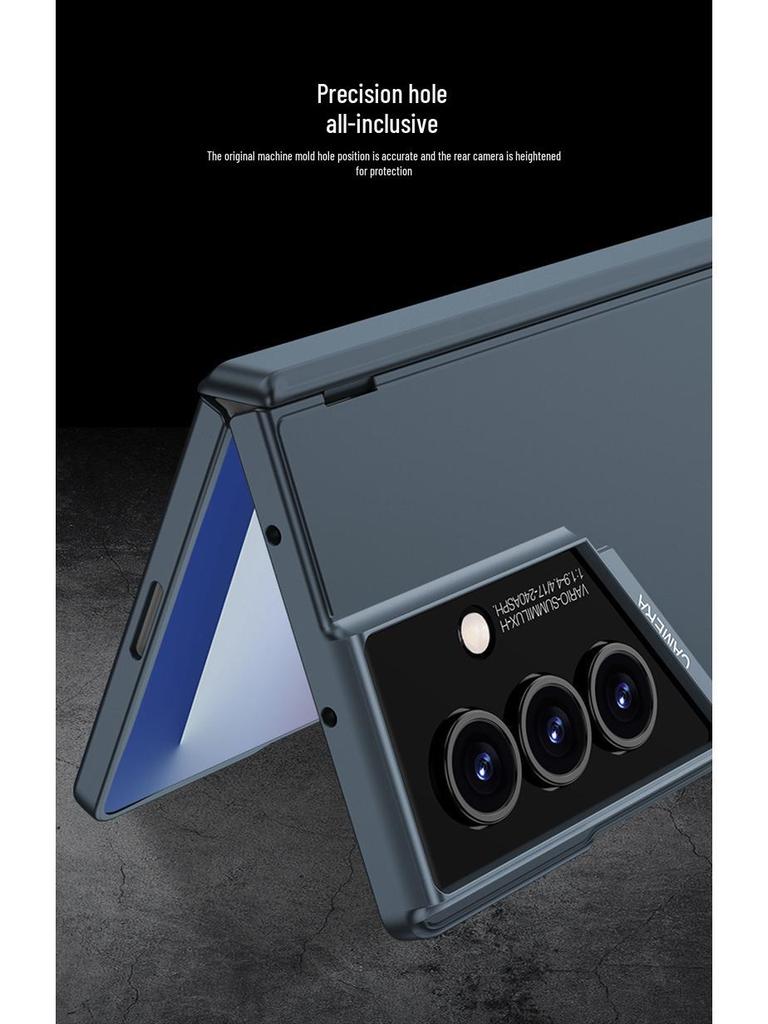 Samsung Z Fold7 Ultradünne Raptor Magnetisches Scharnier Hülle mit Integrierter Folie