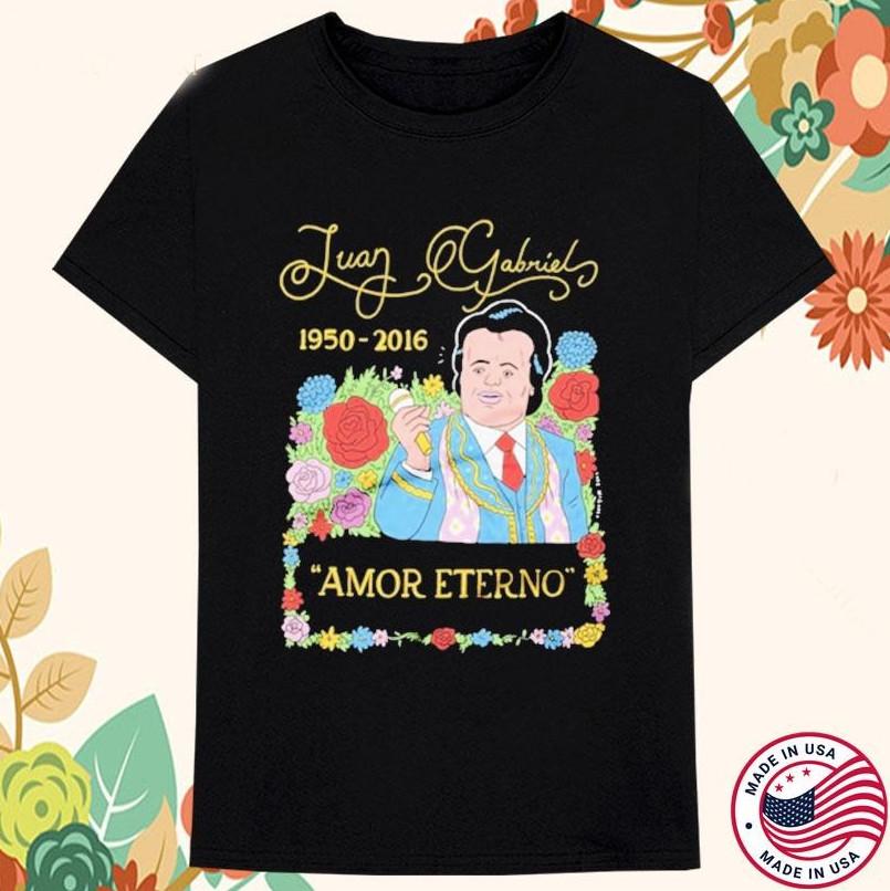 Juan Gabriel Amor Eterno 1950 2016 T-shirt size S-5XL Unisex T-Shirt XXXL