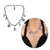Star Choker Necklace for Women Girl Hollow Star Collar Clavicle Necklace Fashion Jewelry Gift Sweet Cool Y2k Necklace