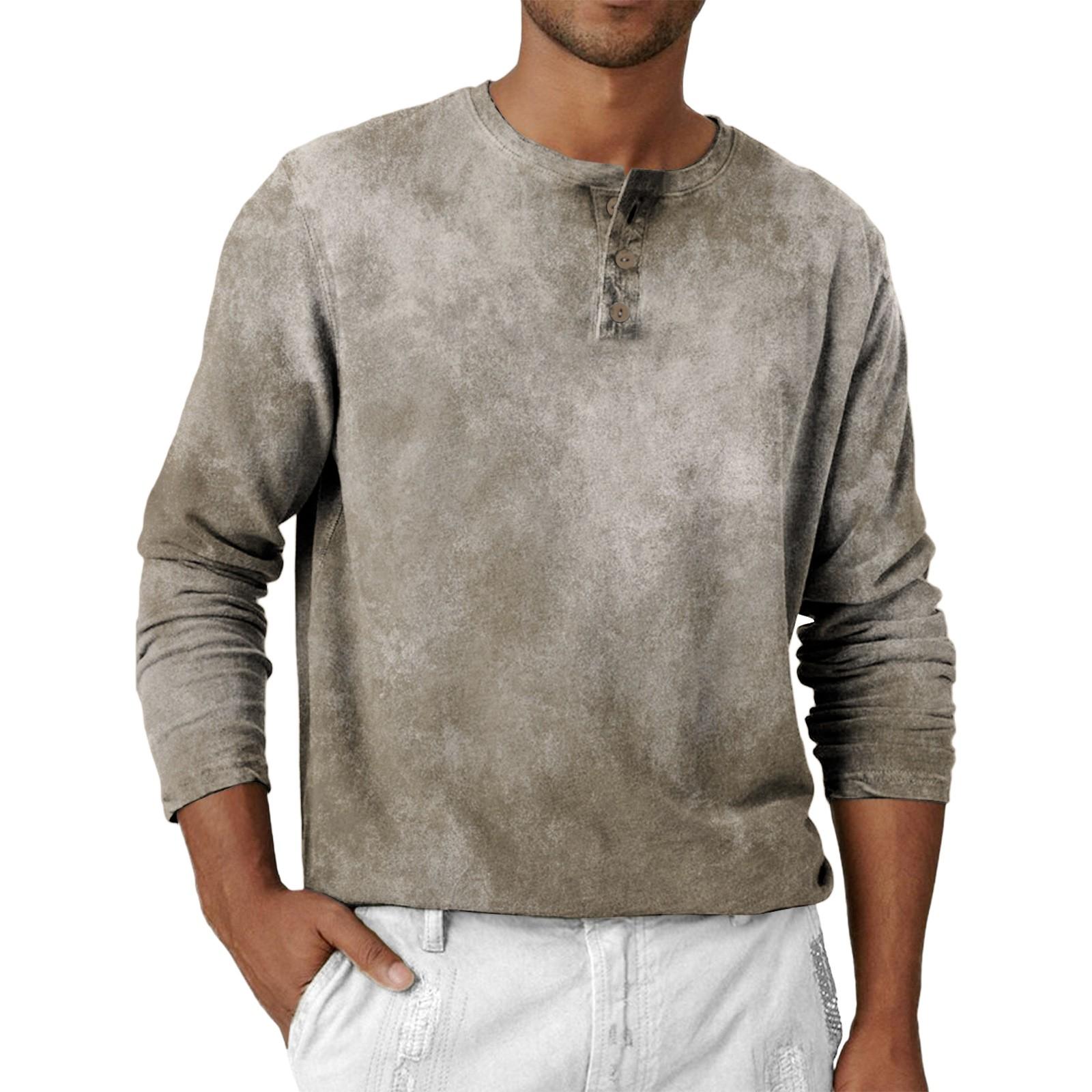 

Men s Loose Casual Long-sleeved Lapel Zip-up Hoodie M