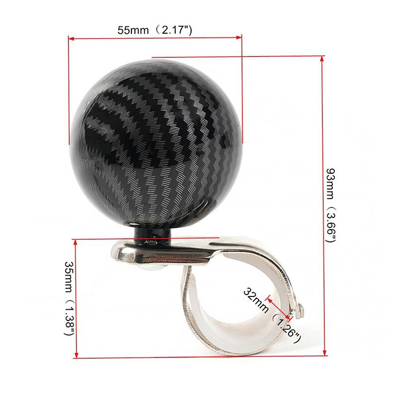 Botão de volante de rotação de 360 graus, bola de assistência elétrica, botão de volante universal para carro, economia de energia, antiderrapante para caminhões