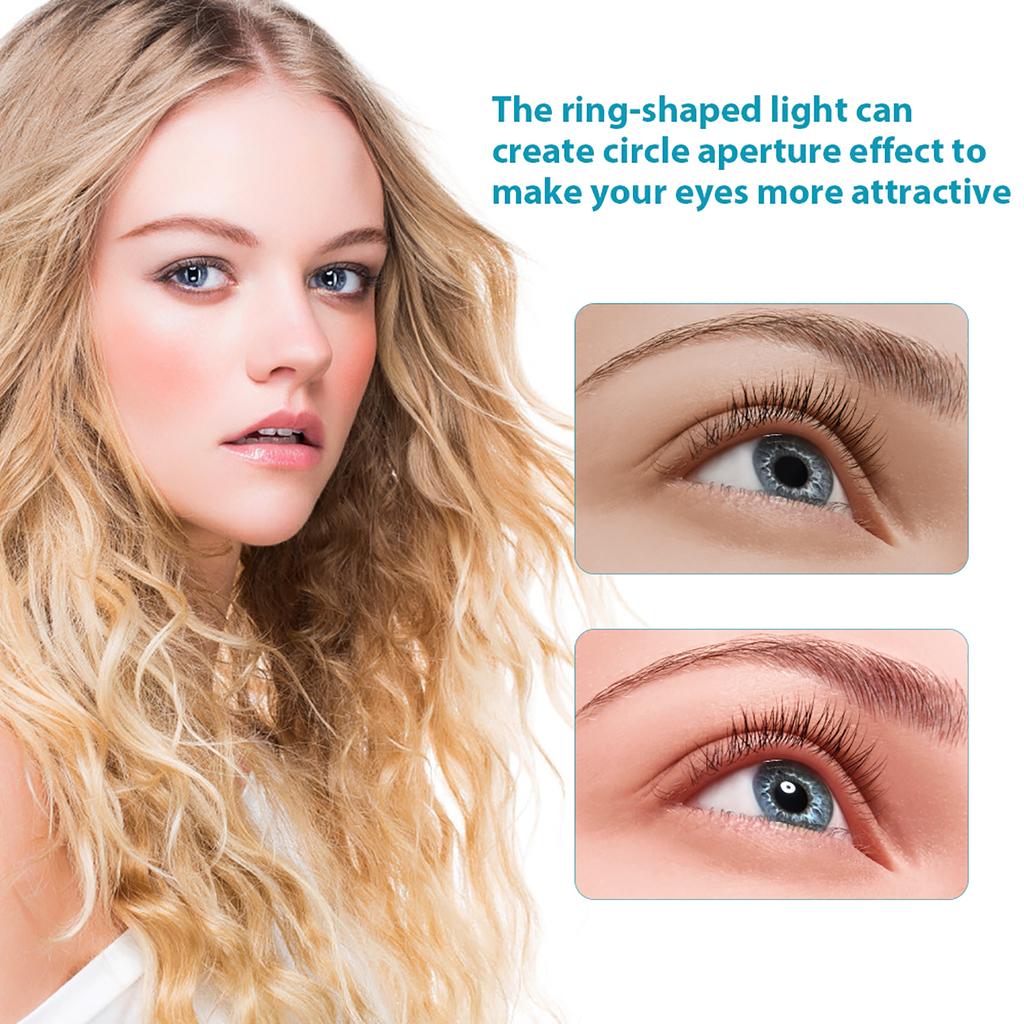 10.2 LED Ring Light 3200K-5500K Dimmable Desk Camera Lamp 3 Light Modes 10 Adjustable Brightness for Live Streaming Selfie Makeup YouTube Video Vlog
