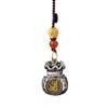 Twelve Zodiac Rotating Lucky Bag Pendant: Golden Blessings Key Chain