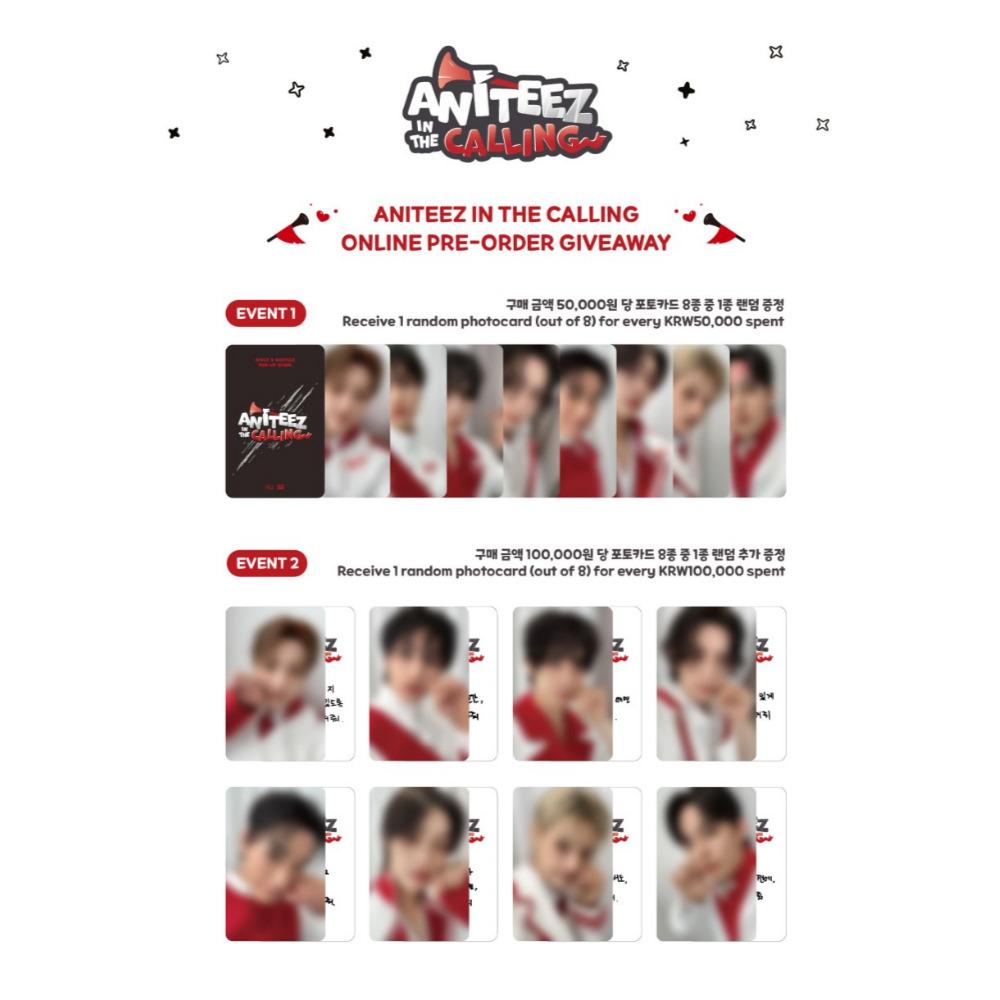 ATEEZ X ANITEEZ IN THE CALLING FACE POUCH BAG