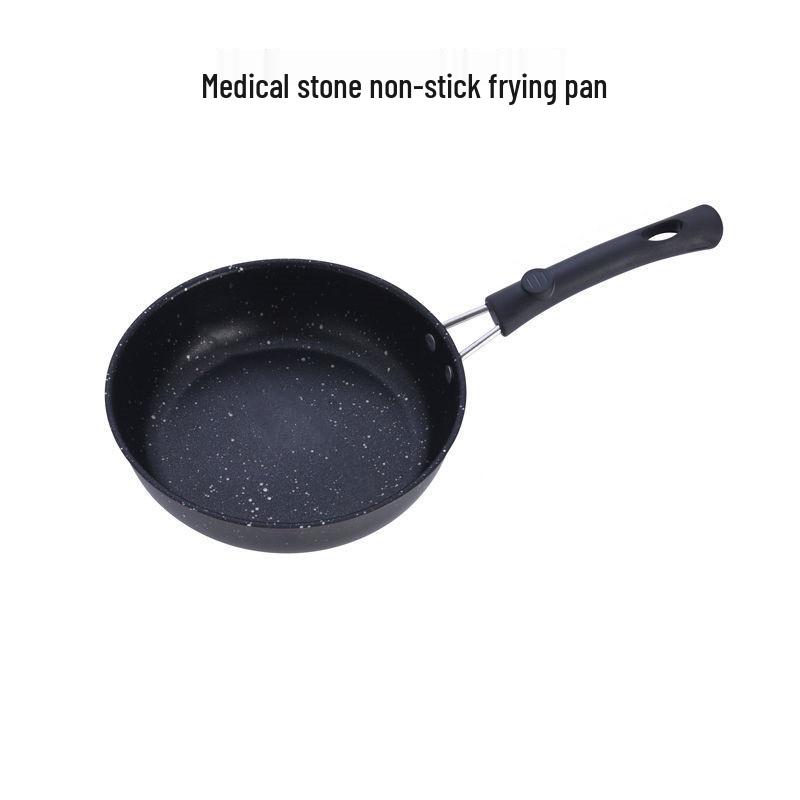 Maifan Stone Non-stick Frying Pan for Induction & Gas - Ideal for Pancakes, Steak, and Eggs.