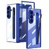 GKK For Samsung Galaxy Z Fold7 5G Case with Stylus PC+Tempered Glass Clear Phone Cover Hinge Protection