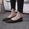 New Women Shoes Spring Autumn Ladies Flat Shoes Fashion Girl's PU Leather V Cut Woman Casual Shoes
