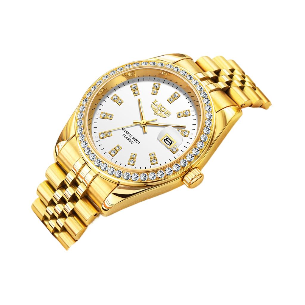 Men's Waterproof Luminous Running Alarm Clock Watch