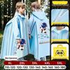 Children's Extended Raincoat with Schoolbag Slot