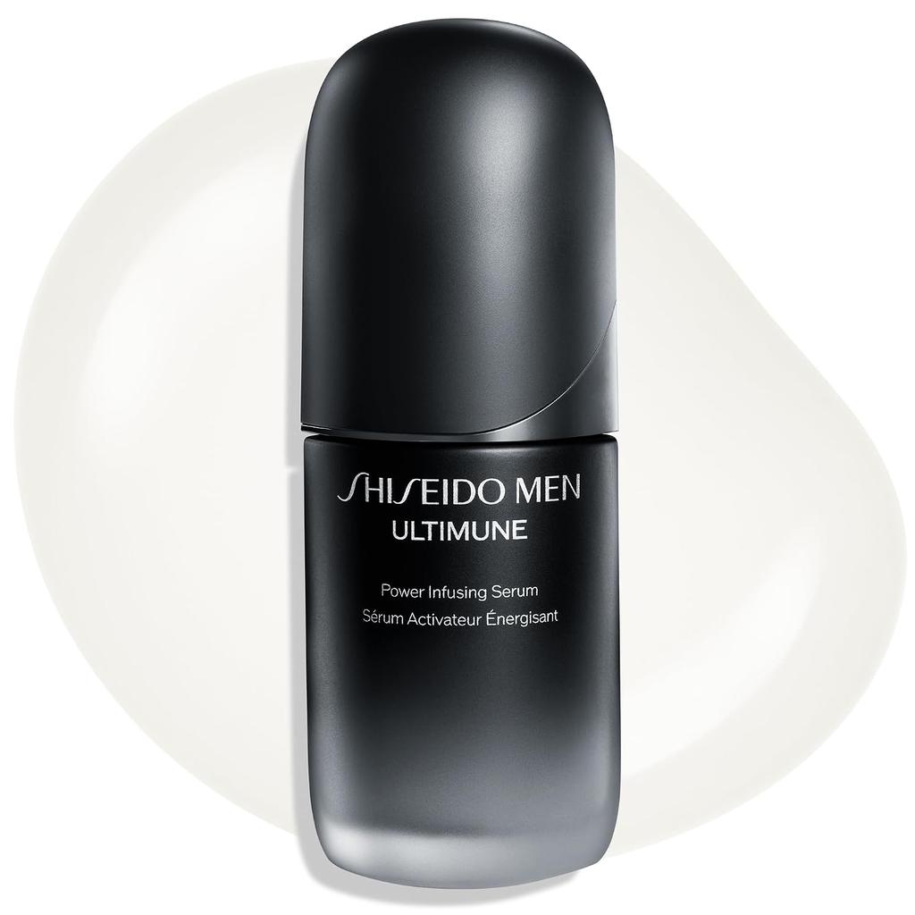 Shiseido Men Serum Mens Ultimune Power Infusing 50mL Main Body Designed Skin High-Performance Anti-Aging Care Citrus Bamboo Green Fragrance