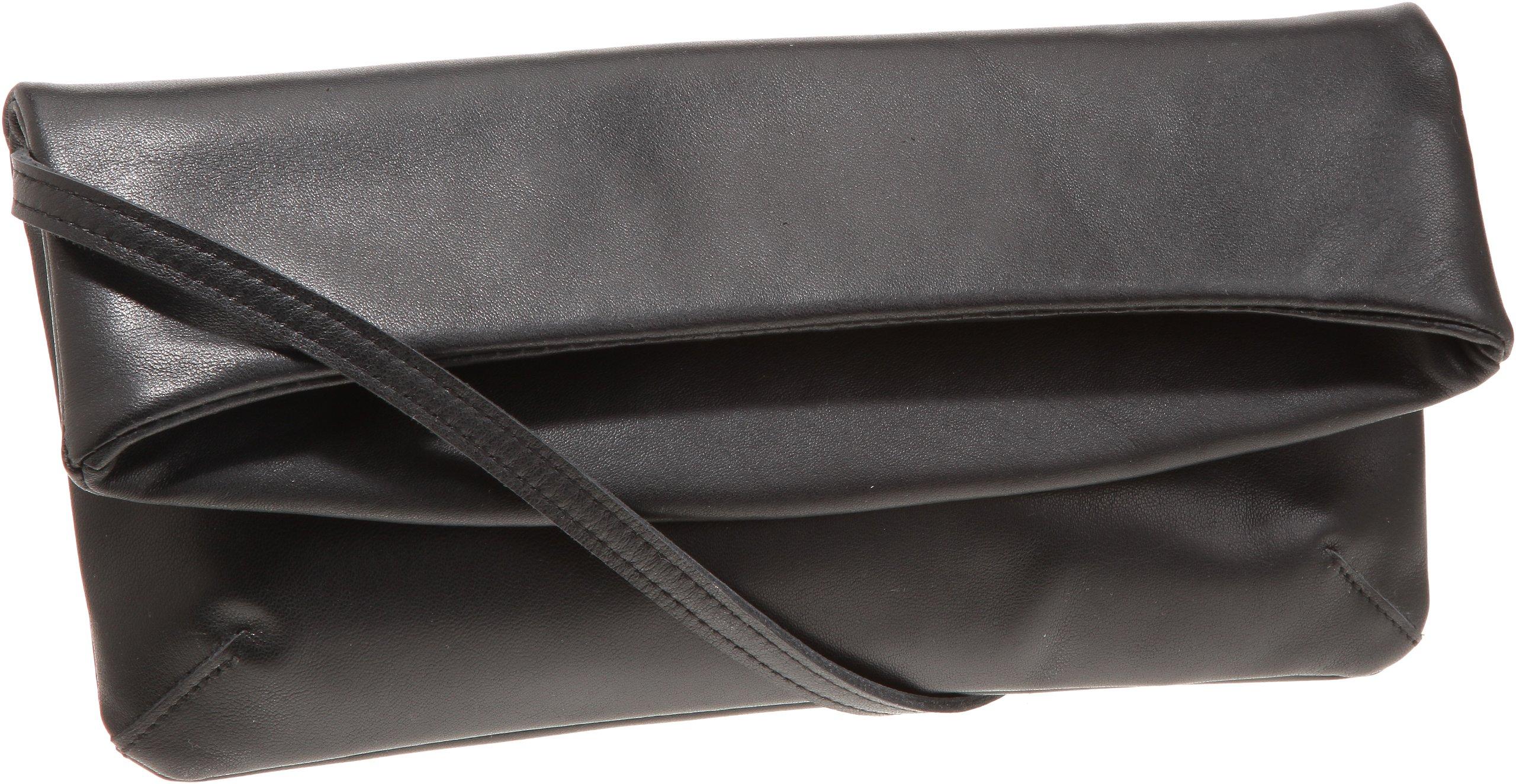 Сумка на длинном ремне из мягкой кожи Tsumori Chisato 57004 01 (черный)