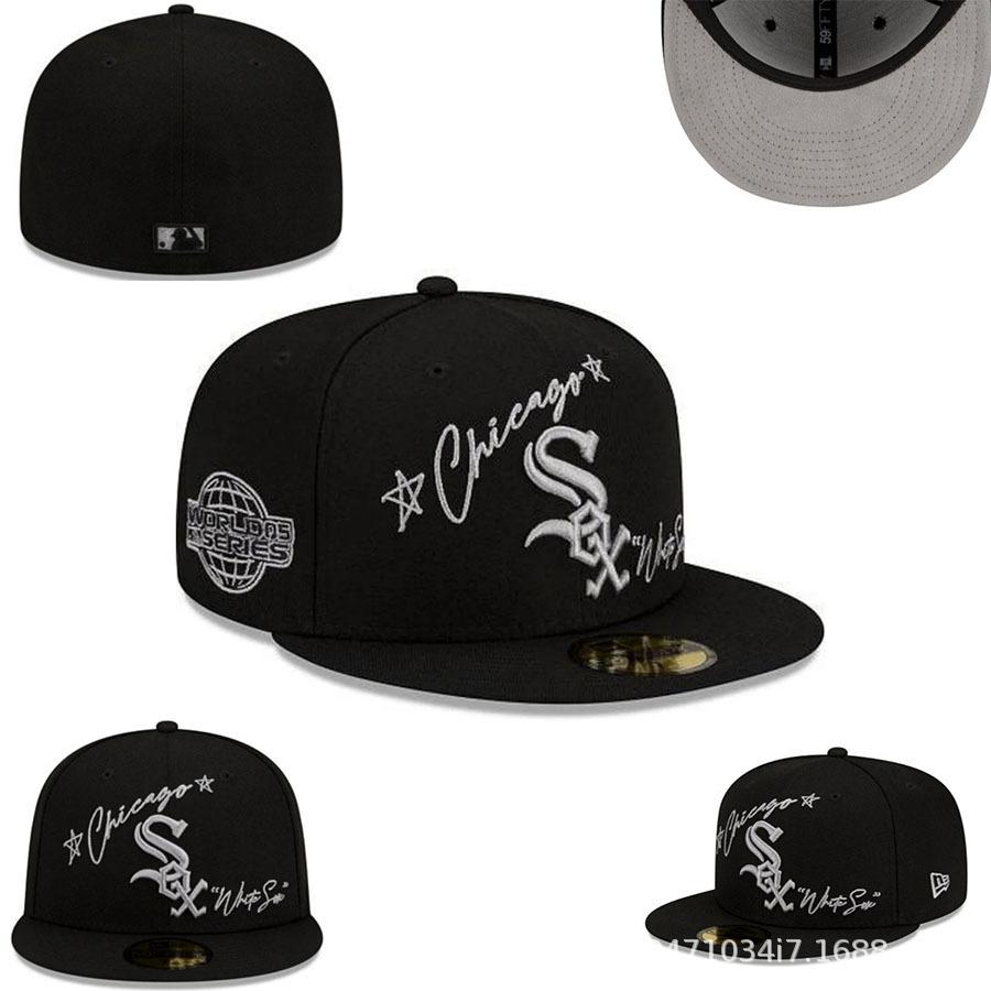 Baseball Cap New Letter Embroidery Fully Enclosed Cap New York Yankees Cap Non-Adjustable Size Hat