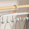 3PCS Wavy Clothes Hanger, Household Student Multi-Functional Hook, Drying Strap, Seamless Clothes Rack