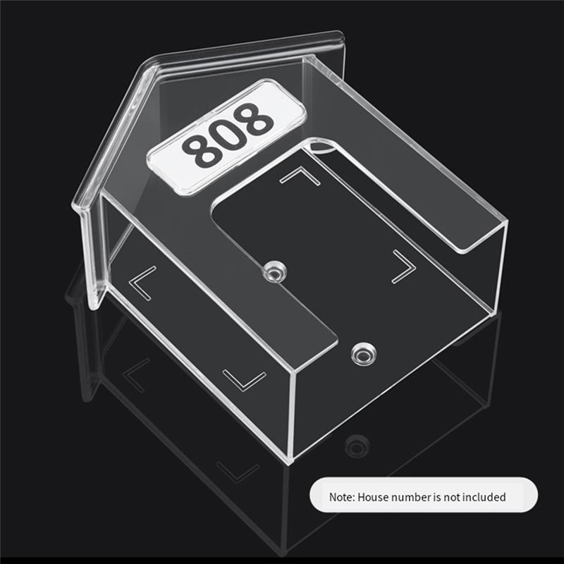 CYCLI-Wireless Doorbell Waterproof Cover Transparent Plastic Rain Protection Cover Doorbell Protective Cover