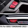 Center Control Gear Shift Engine Start Stop Auto P Button Sticker Key Hole Cover Trim Accessories For GEELY EMGRAND  - 2025