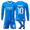 Maglie da Calcio a Manica Lunga Maglie Casa e Trasferta Real Madrid Adulti Bambini