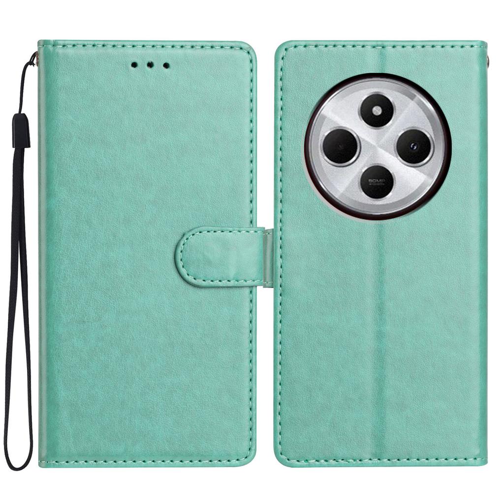 Für Xiaomi Redmi A4 5G Lederhülle Brieftasche Ständer Handyhülle mit praktischer Handschlaufe