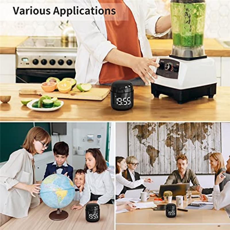 A25F-Large LED Display Countdown Countup Digital Kitchen Timer, Volume Adjustable Timer For Cooking, Student Time Management