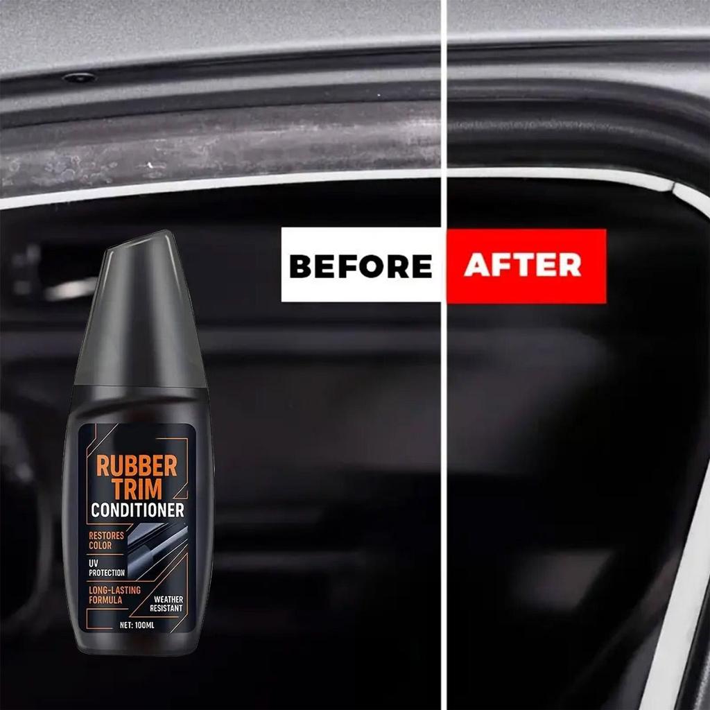 100ml Rubber Protectant Softens Prevents Cracking UV Protection Detailing Car Door Rubber Trim Restorer For Window Door