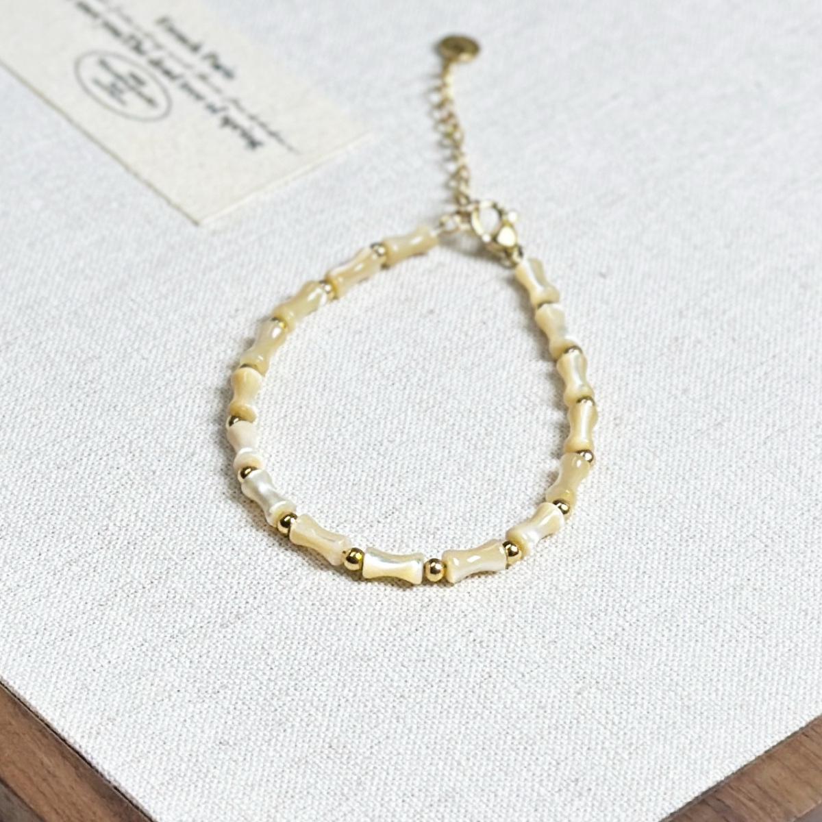 Корейское многослойное колье на ключицу из малахита и пресноводного жемчуга для женщин