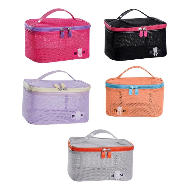 Kosmetiktasche Reise-Make-up-Tasche Große Kapazität Kosmetikbeutel Kulturtasche mit Griff Make-up-Organizer-Tasche für Damen