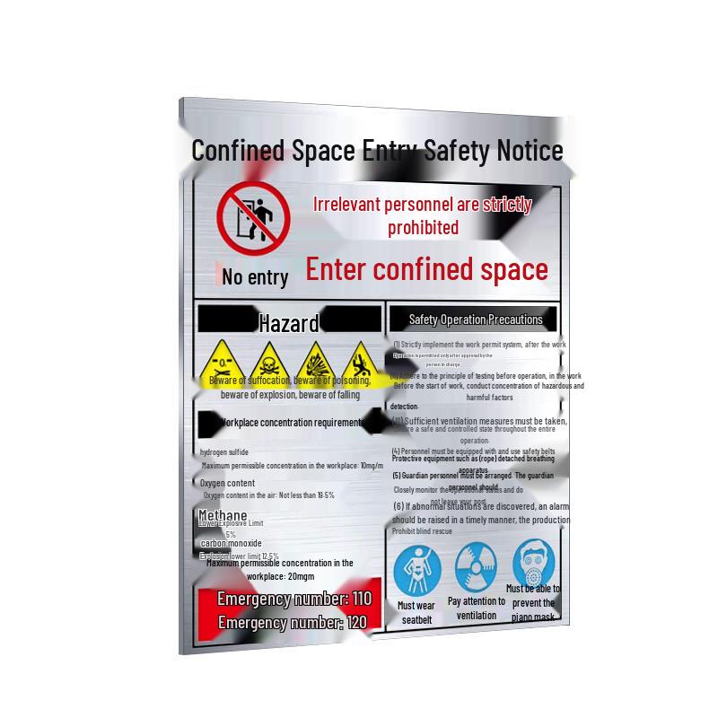 Guanfeng Limited Space Aluminum Safety Sign One Size