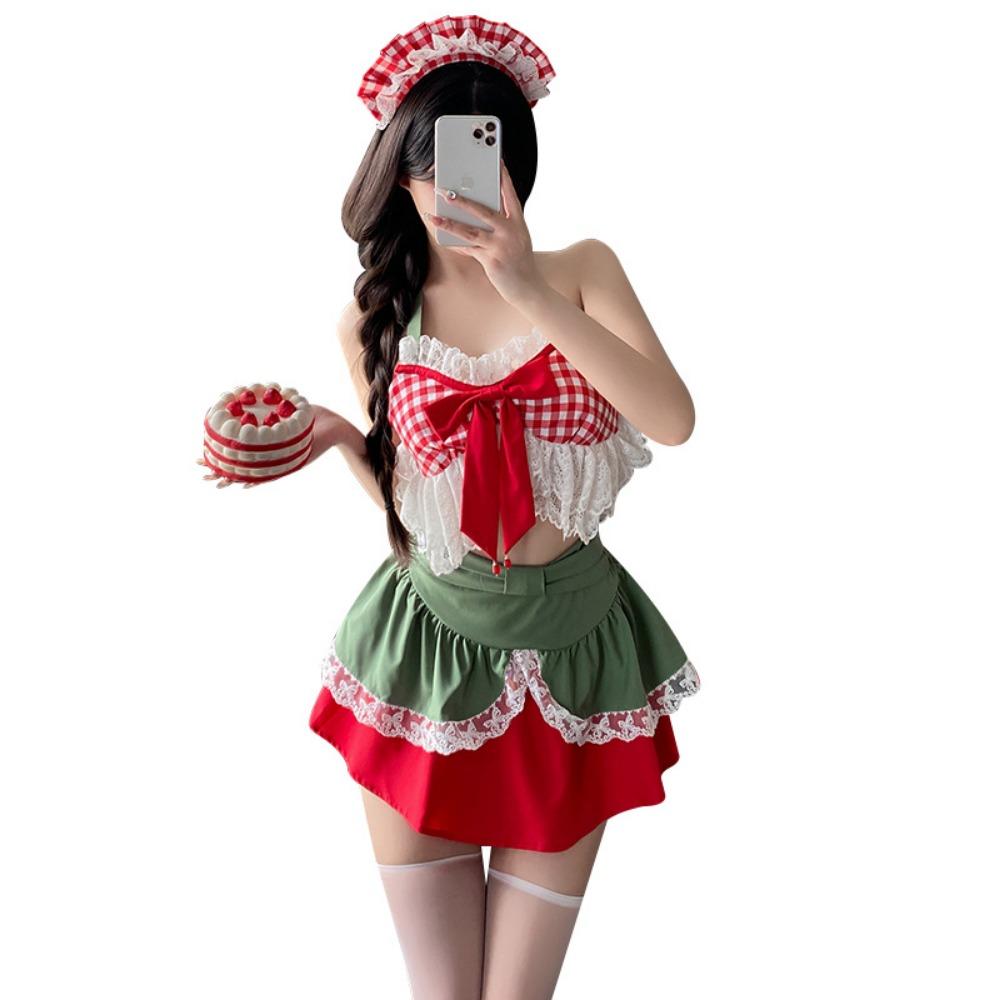 Xianyi Sex Underwear Christmas Clothing Sweet Girl Uniform Cute Maid Clothing Bed Passion Small Breast Set Temptation 655