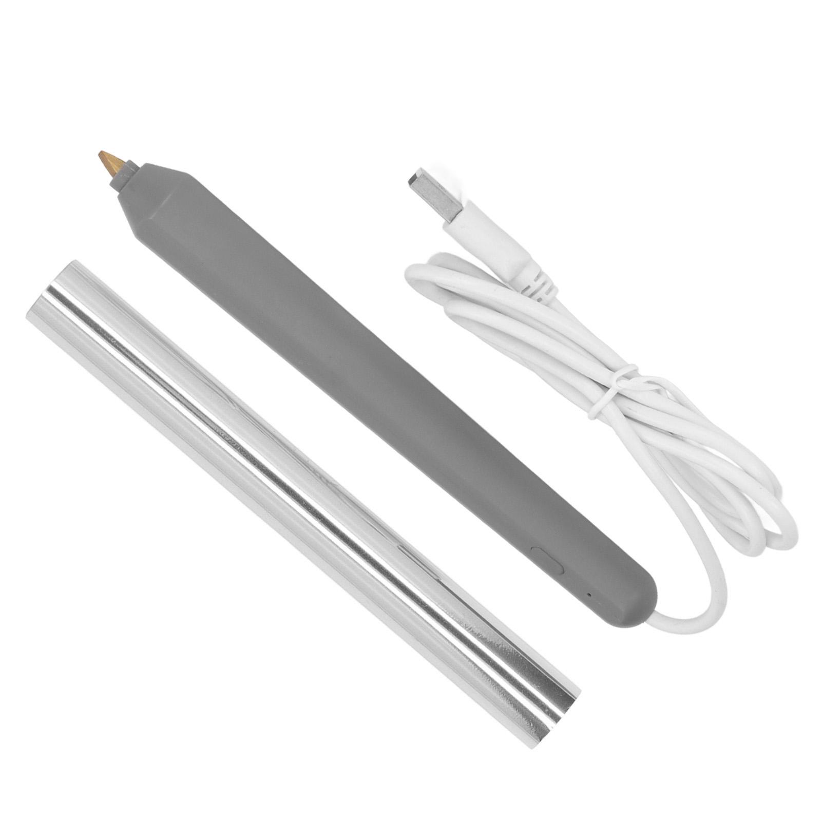 Stylo à dorure à chaud USB Stamping à chaud gaufrage Stylo Outil de bricolage en ABS pour dessiner écrire