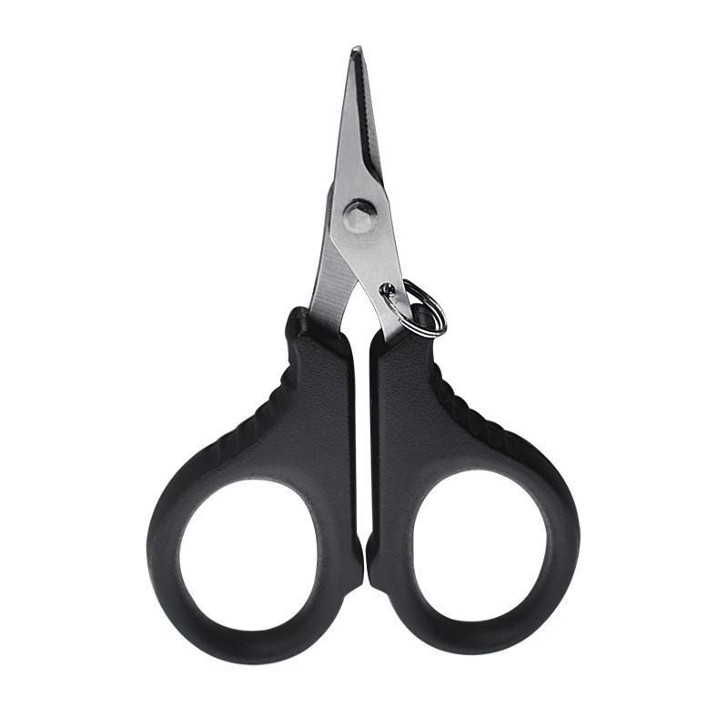 High-Performance Stainless Steel Serrated Fishing Line Scissors серебряный