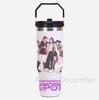 30Oz Anime K-Pop Large Capacity Portable Car Cup Stainless Steel Thermos Cup with Straw Handle Travel Sports Water Bottle Vacuum Flask