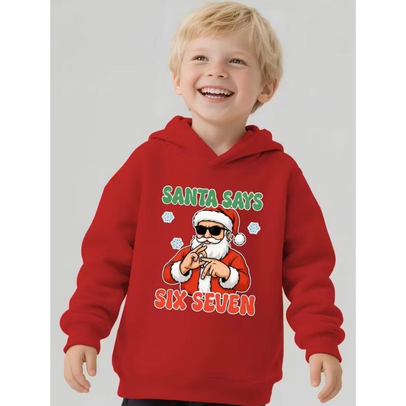 Lustiges Sechs Sieben 6 7 Meme Hoodie für Kinder Chaotischer Humor Y2k Spiel Spruch T-Shirt Weihnachtsgeschenk Jungen Oberteile Mode Kinderkleidung