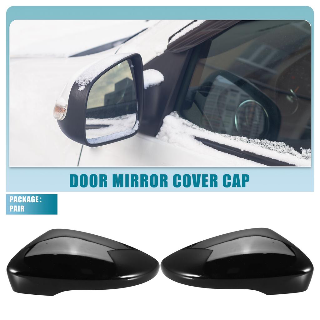 Kolip 1 Pair Rearview Mirror Cover Cap, Door Wing Mirror Outside Housing Protector Compatible For CC 2010-2016 MK7 B7