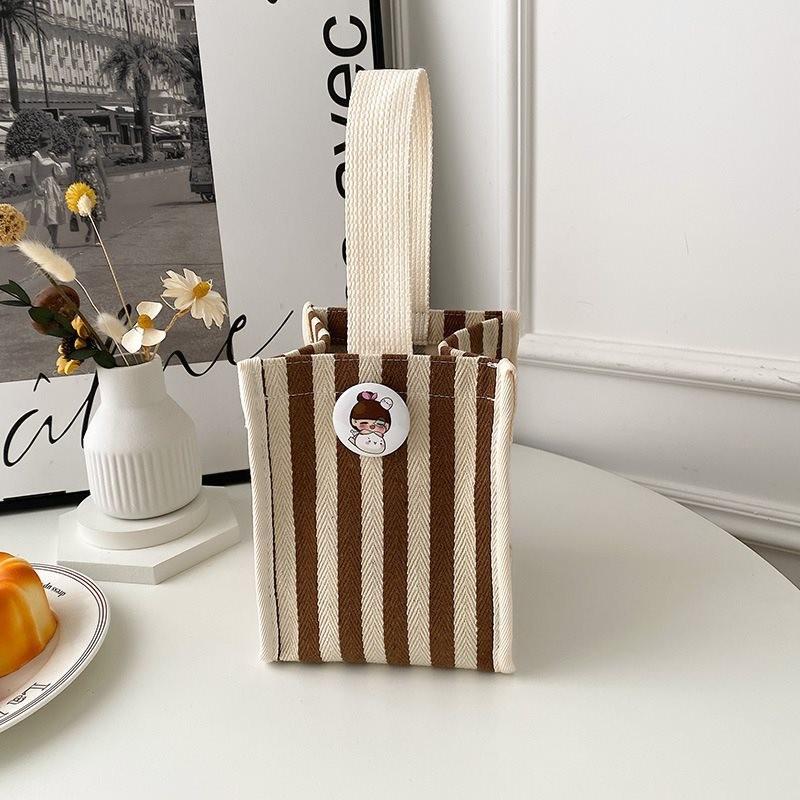 

Trendy 2022 Autumn Winter Color Block Stripe Handbag Stylish Mom Tote Bag