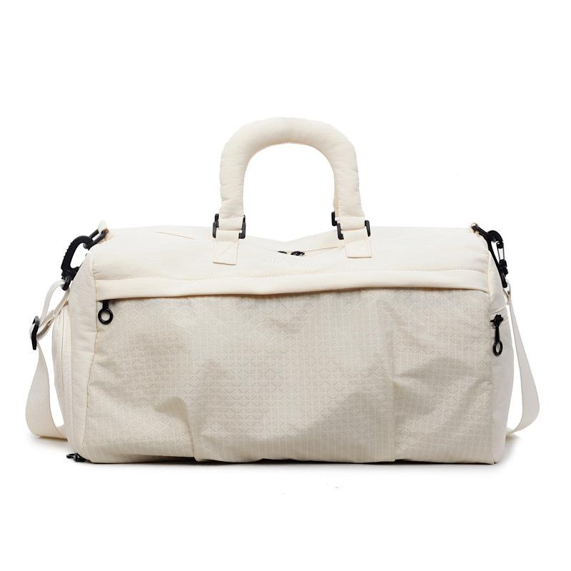 Summer large-capacity new bag short trip shoulder messenger bag women's separation versatile tote bag dry and wet