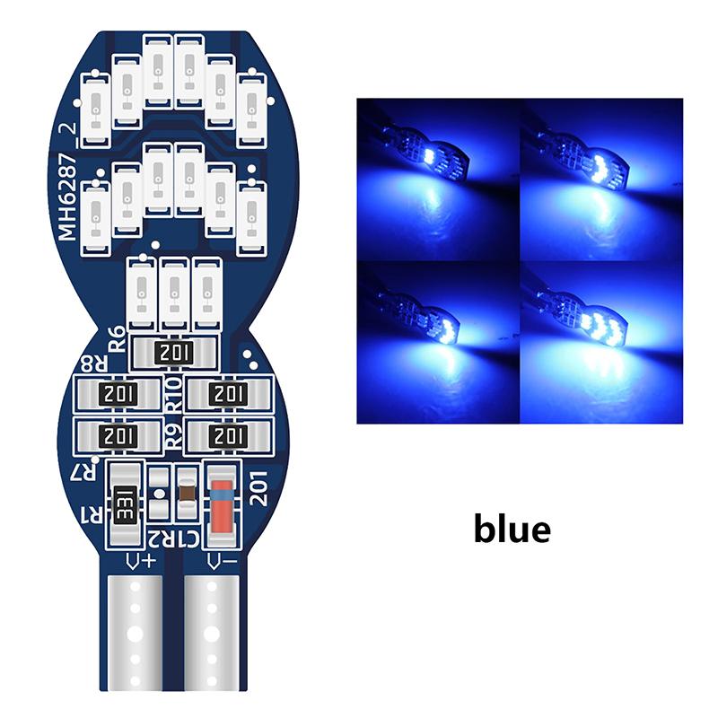 1Pc T10 Car Led Canbus W5W 4014 30Smd Auto Led Car Interior Light License Plate Dome Reading Lamps Clearance Light Rgb Blubs