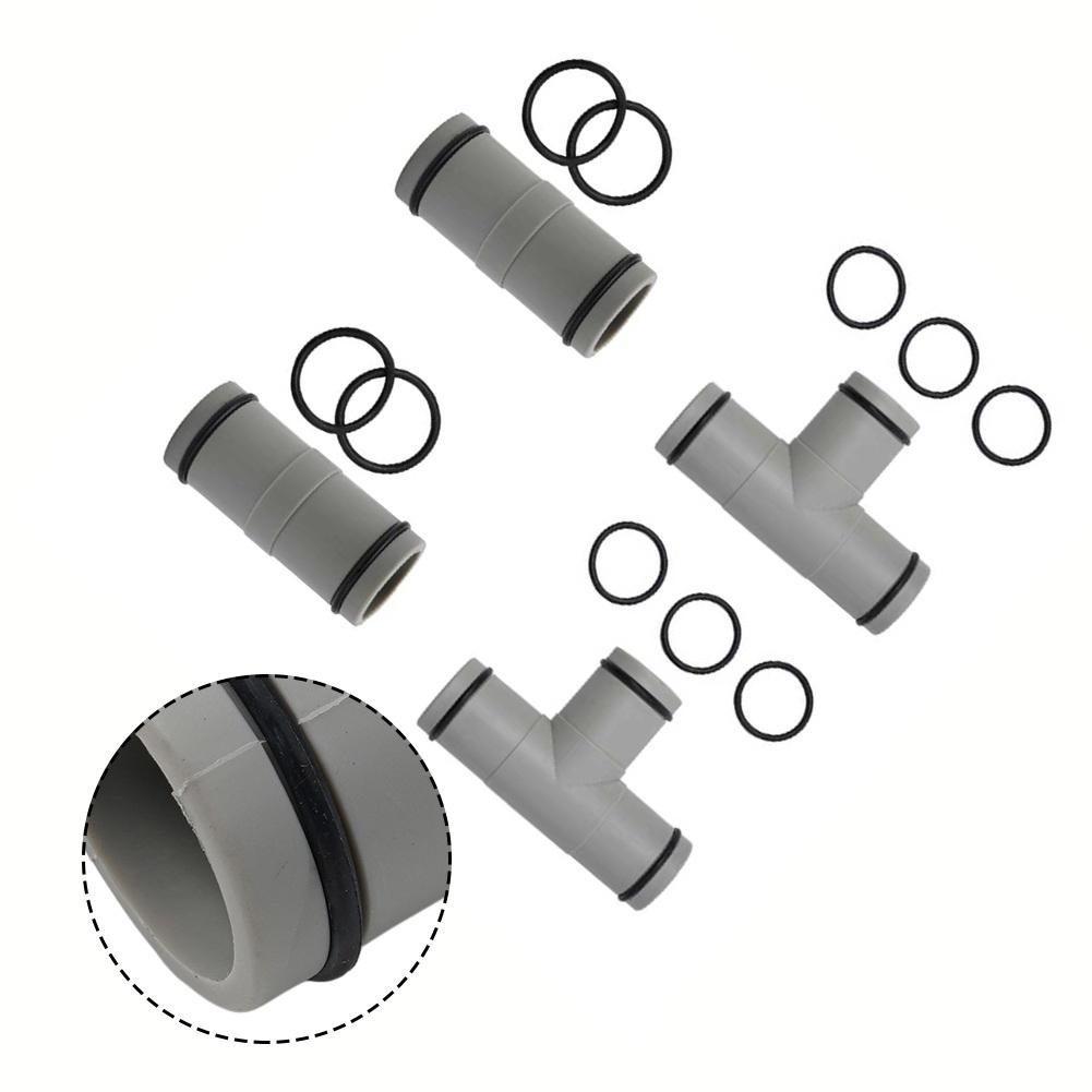 Hose Connectors Pool Hose Connector T Joint Hose Connectors O Rings Swimming Pool T Joint Connectors Package Content China Mainland