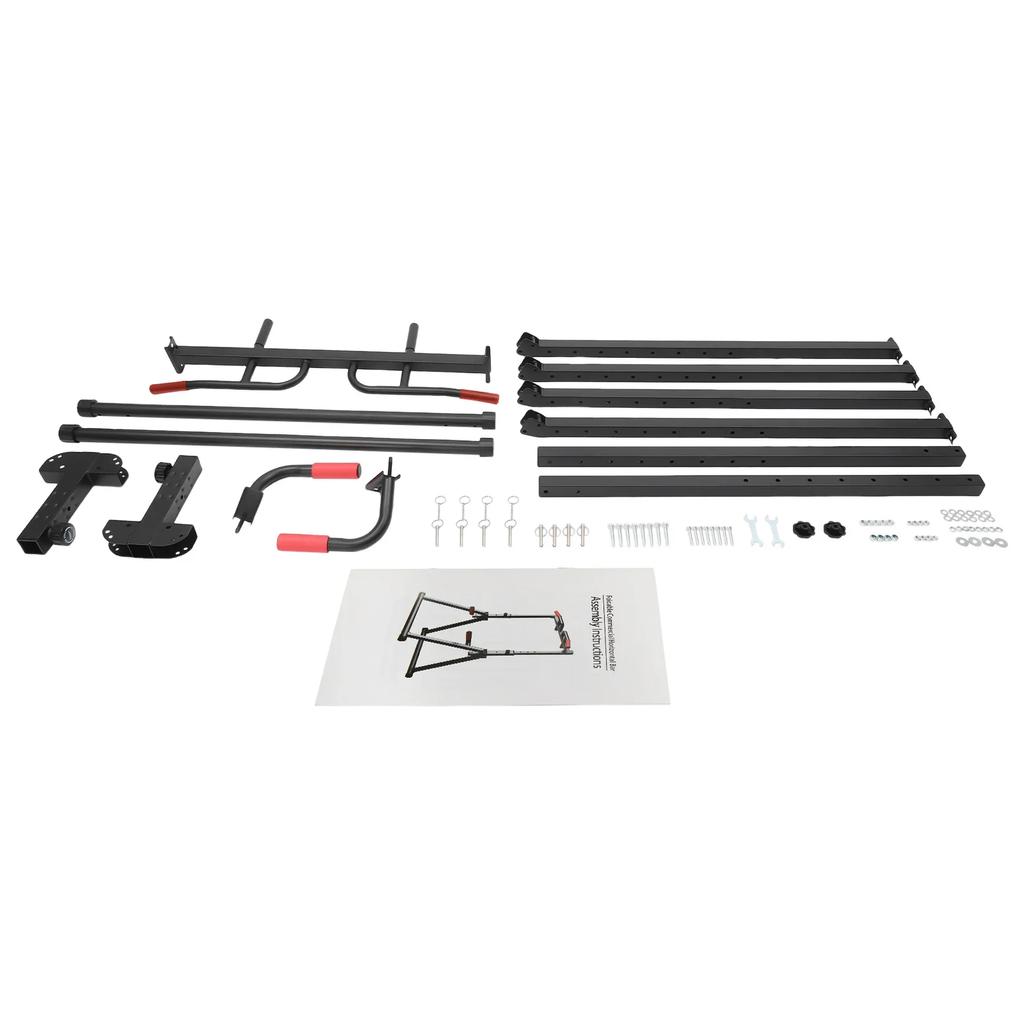 Triangular Power Tower Pull-Up Bar Home Gym Equipment Dip Station Adjustable Height Strength Training Fitness Equipment