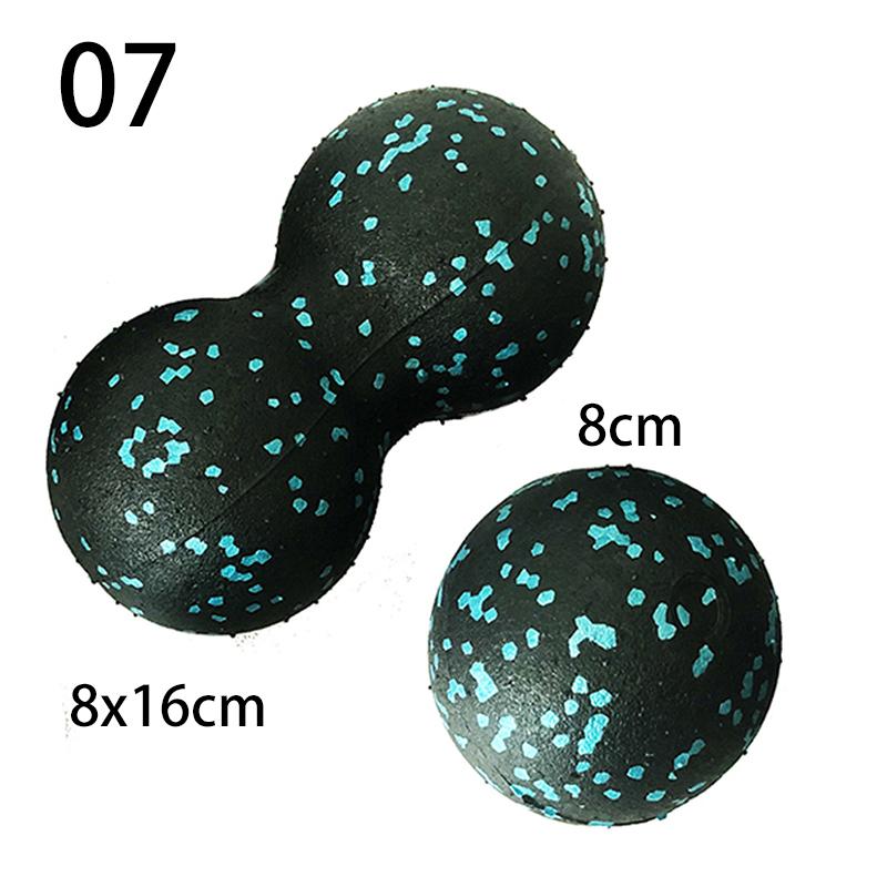 1/2PC Body Fascia Lightweight Lacrosse Myofascia Ball Peanut Massage Ball Lightweight Fitness