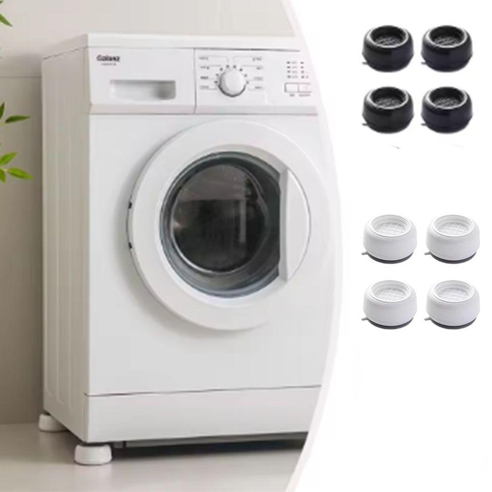4PCS Anti-Shock Washing Machine Foot Mat Anti-slip Skid Raiser Mat  Refrigerator