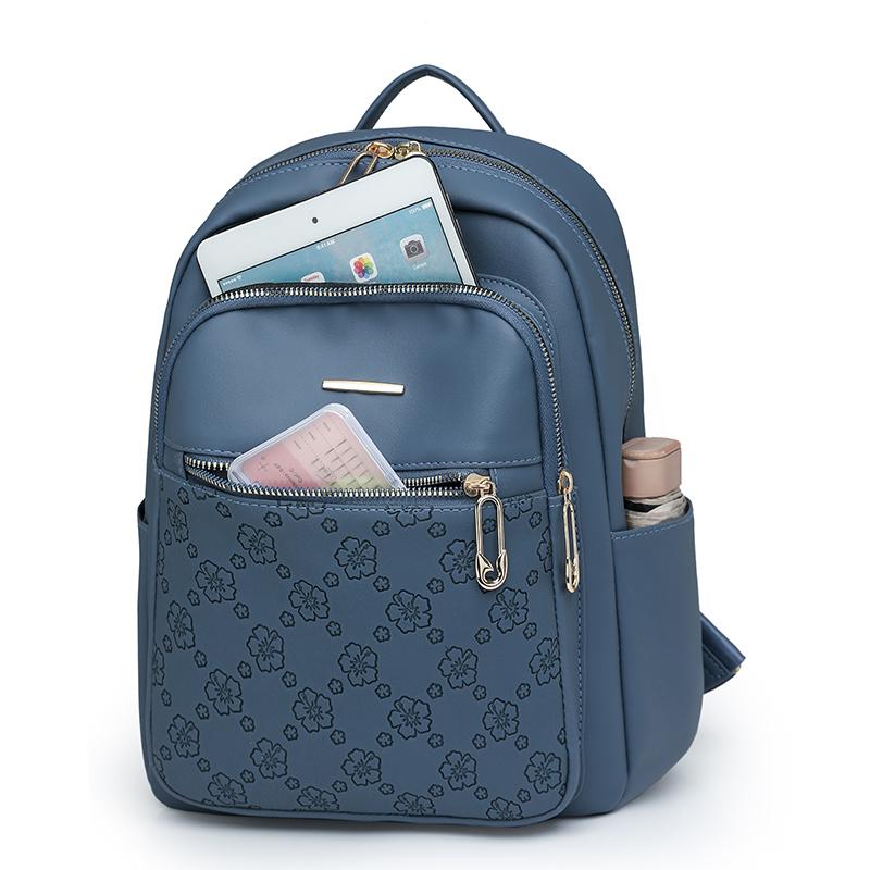 Large Capacity Backpack PU Women's Travel Backpack