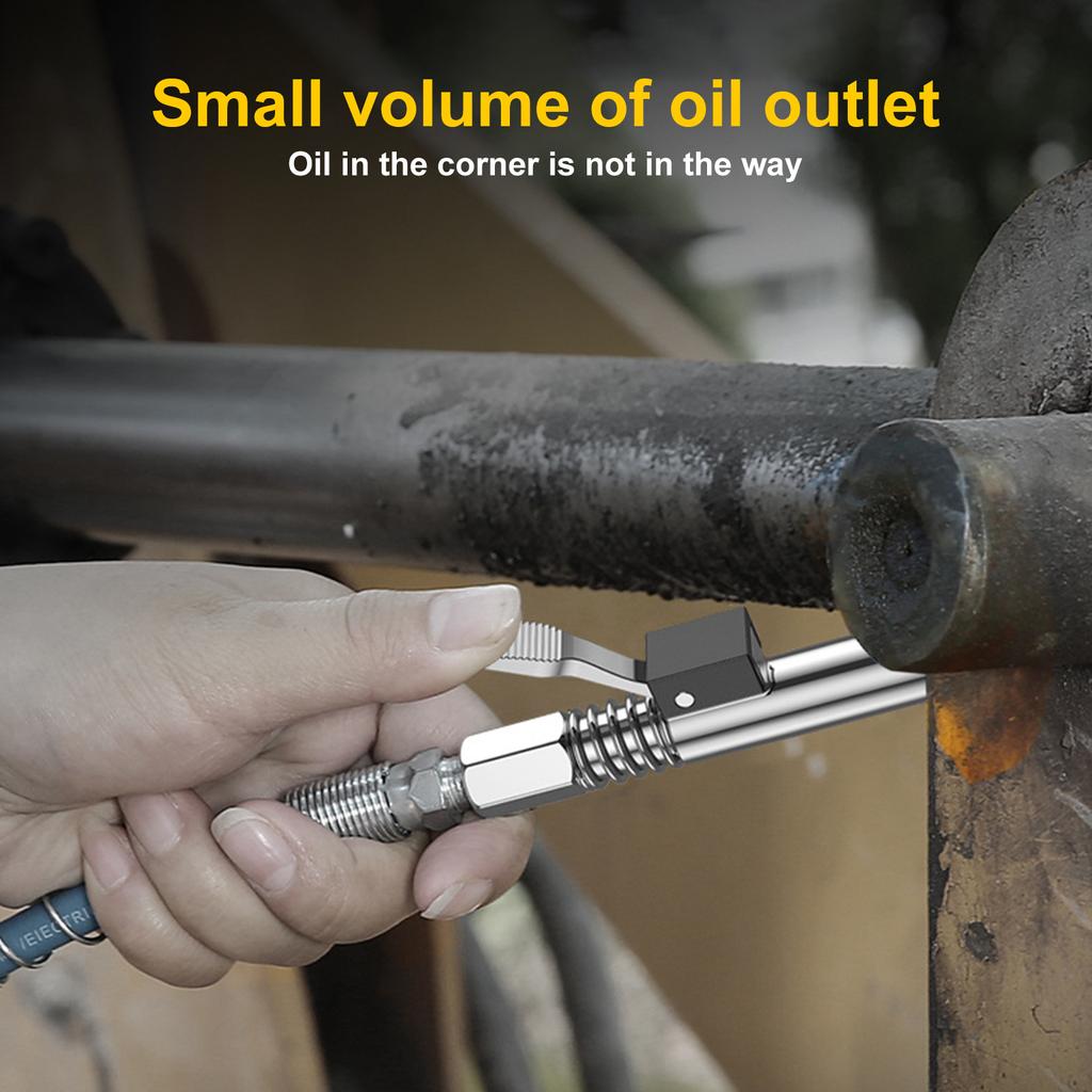 Grease Gun Coupler 12000 PSI NPTI/8 Oil Injection Nozzles Nozzle Oil Pump Car Syringe Lubricant Tip Repair