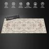 The Persian retro-style large mouse pad with rubber anti-slip lockstitch craftsmanship is suitable for laptop games