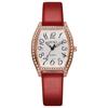Fassförmige Voll-Diamant Europäischer und Amerikanischer Stil Uhr Mode Damen Uhr Quarz Uhr