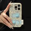 Floral dog suitable for Apple 17Promax mobile phone case three-dimensional doll iPhone16/15/14DIY case